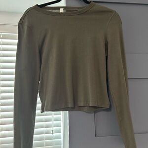 Lululemon Classic-Fit-Cotton-Blend Long Sleeve Shirt